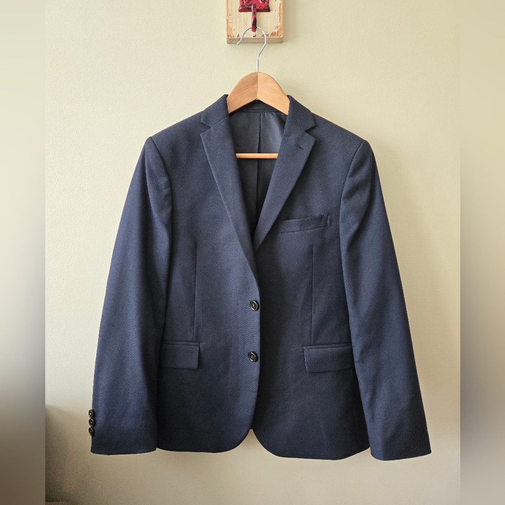NWOT Lauren Ralph Lauren Big Boys Navy Blazer